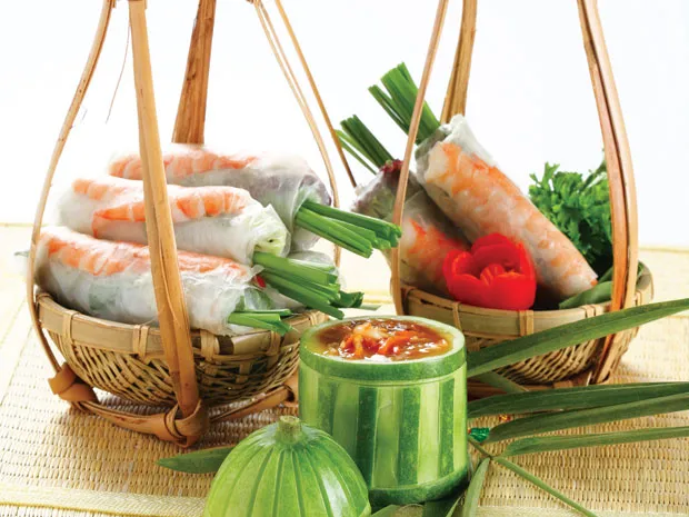 Ngất ngây gỏi cuốn Nam bộ Ngất ngây gỏi cuốn Nam bộ